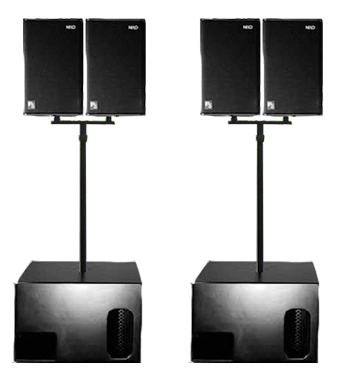 Sound System Hire - NEXO PS10 & LS500 Package