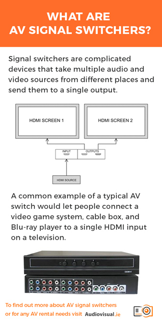 What are AV Switchers - Audio Visual Rental Dublin