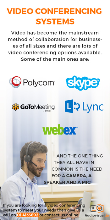 Types of Video Conferencing Systems - Audio Visual Dublin