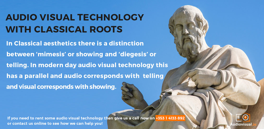 Mimesis and Diegesis - Audio Visual Technology With Classical Roots