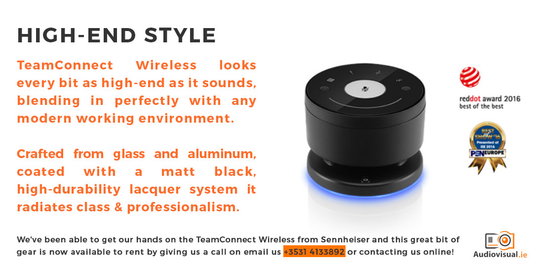 TeamConnect Wireless from Sennheiser Style - Audio Visual Rental Dublin