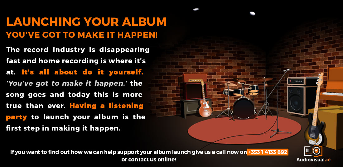 Launching Your Album - AV Rental for Album Launches