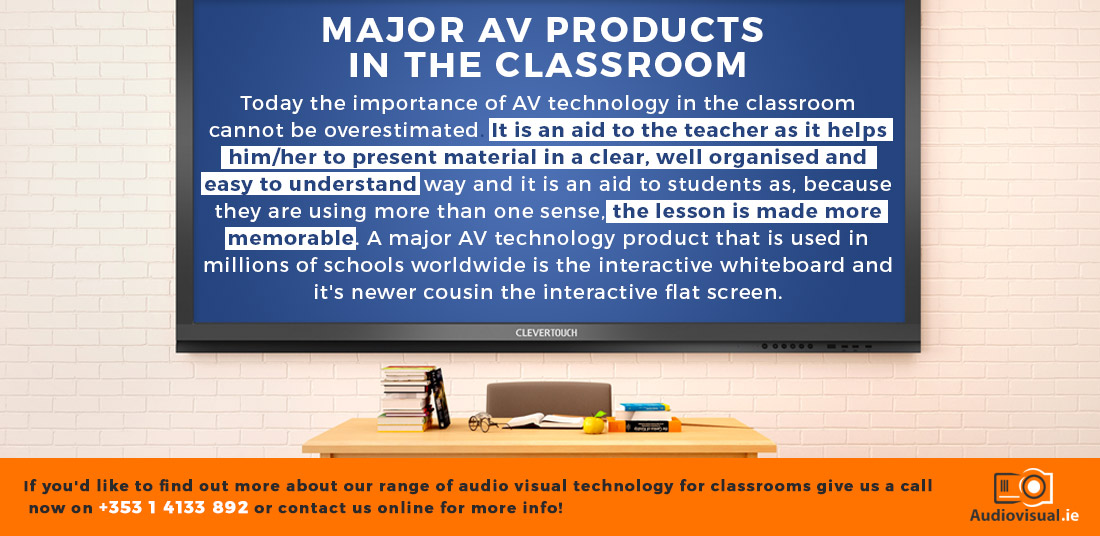 AV Technology In The Classroom - Interactive Flat Screens