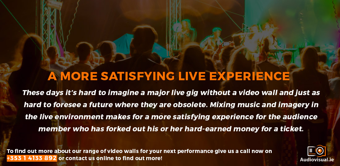 Better Gig Experience - Video Wall Rental