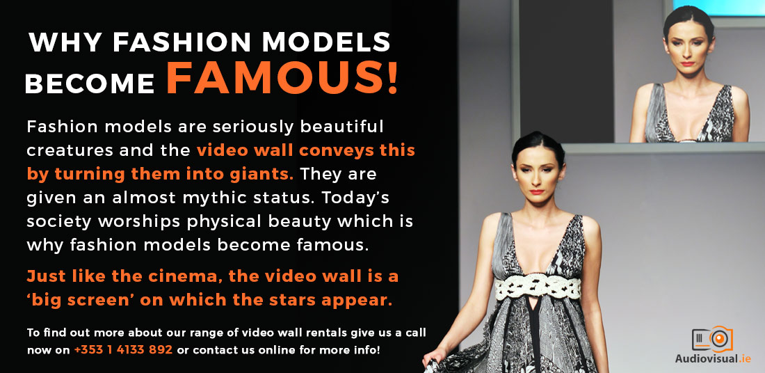 Video wall rental for fashion - Video Walls Ireland