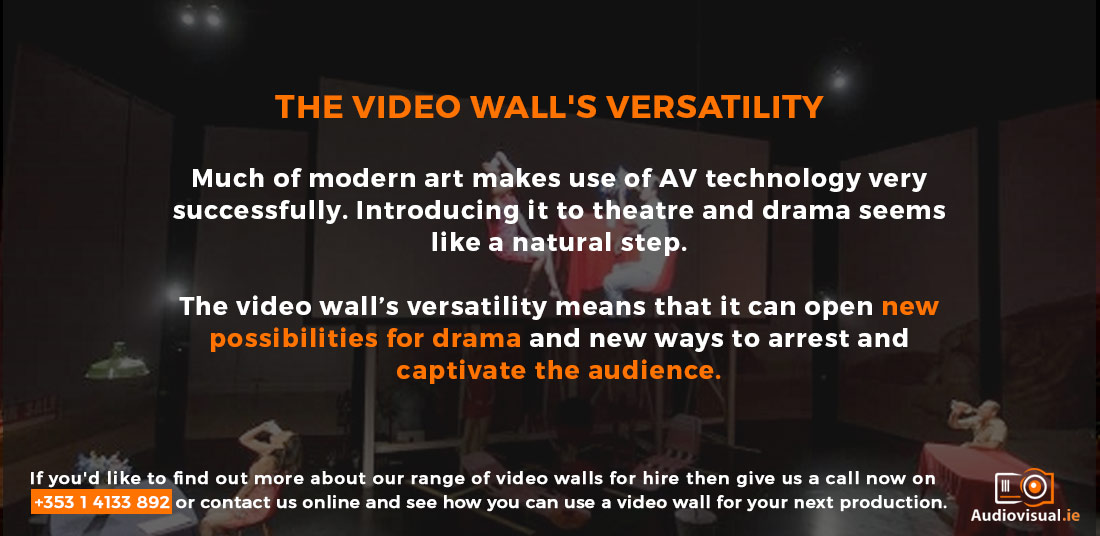 Video Wall for Theatres - Video Wall Rental