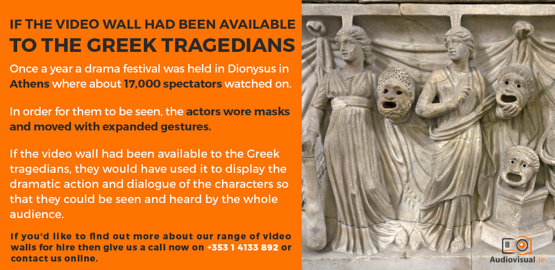 Video Walls For Greek Tragedies - LED Video Walls