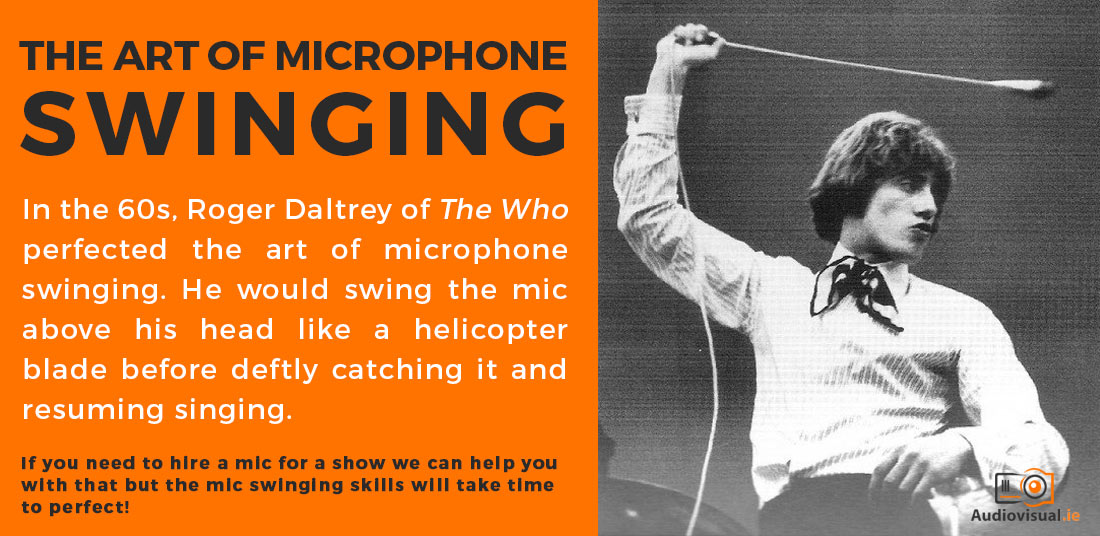 The Art Of Swinging The Microphone - Roger Daltry - Audio Visual Rental