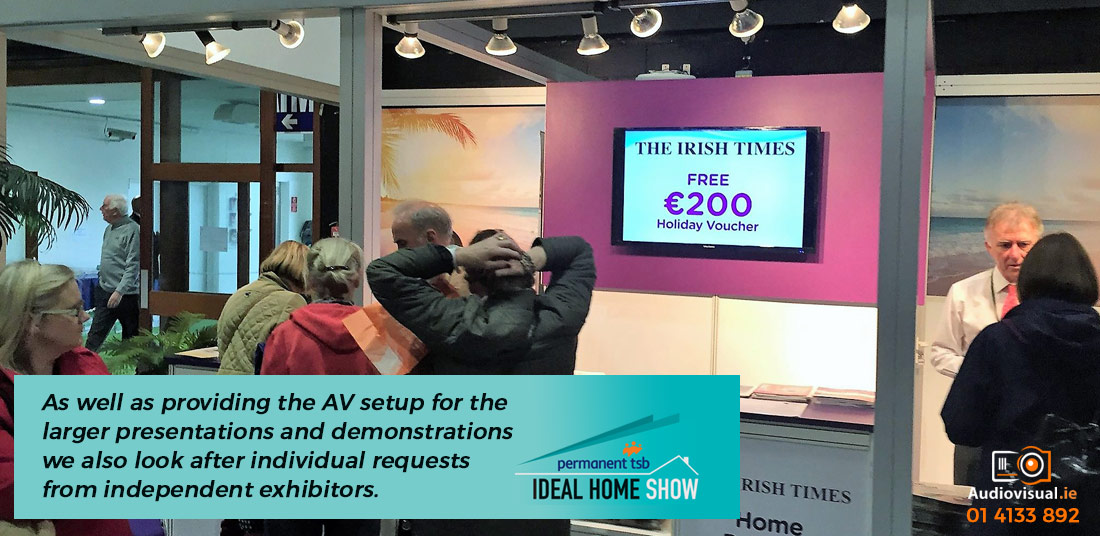 AV Rental for Exhibitors At Trade Shows