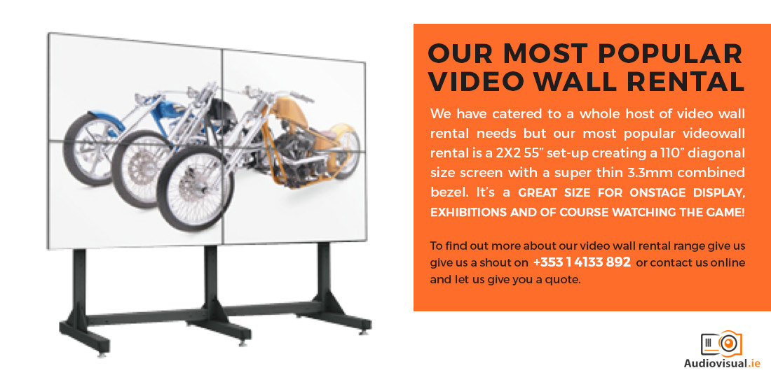 Popular LCD Video Wall Rental Ireland