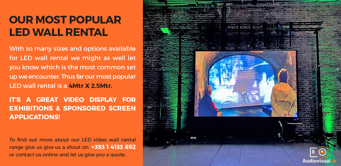 Popular LED Video Wall Rental Ireland