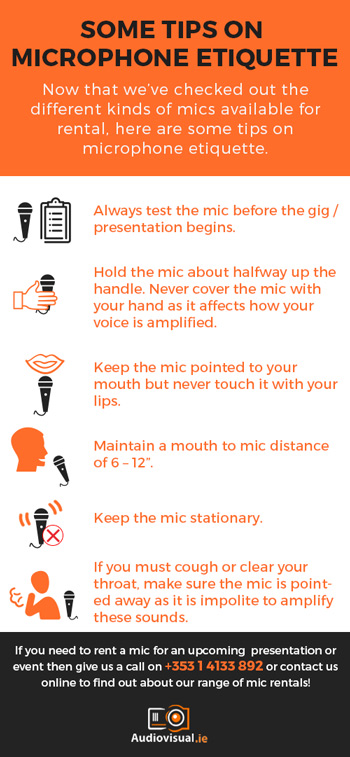 Mic Etiquette - Tips for Using A Microphone