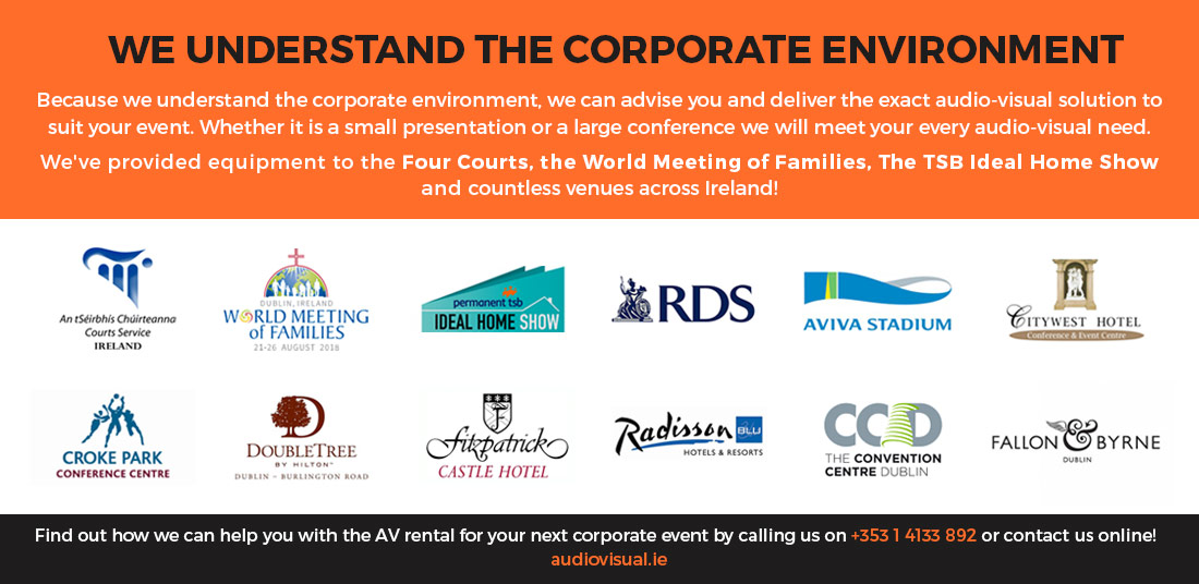 Corporate AV Rental Ireland