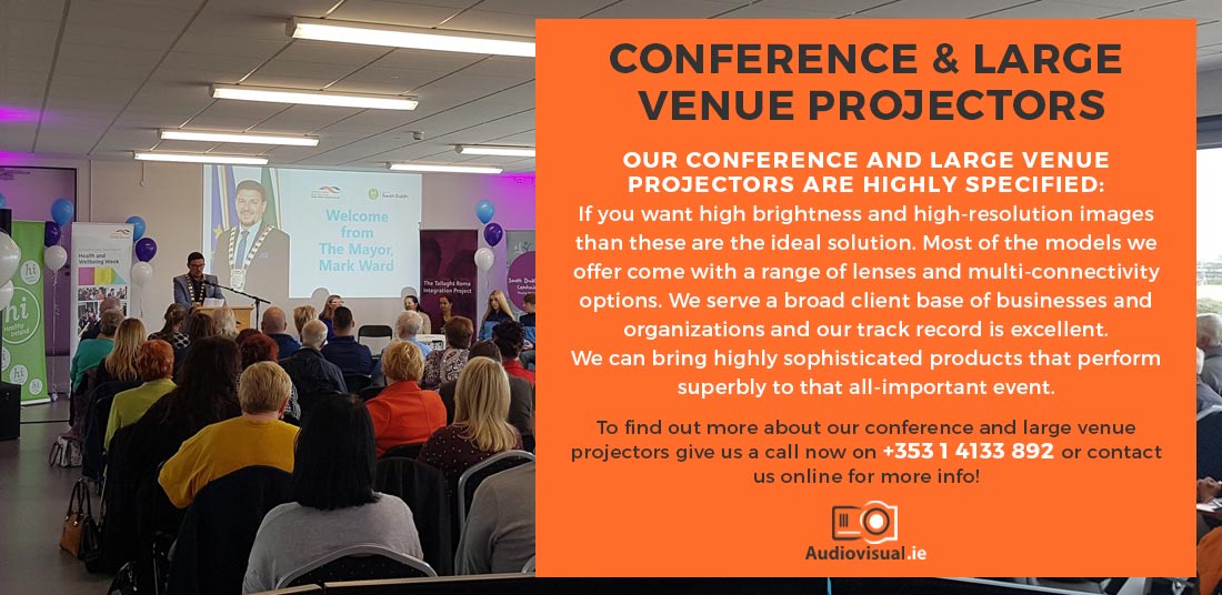 Conference and Large Projector Rental - Audio Visual Ireland