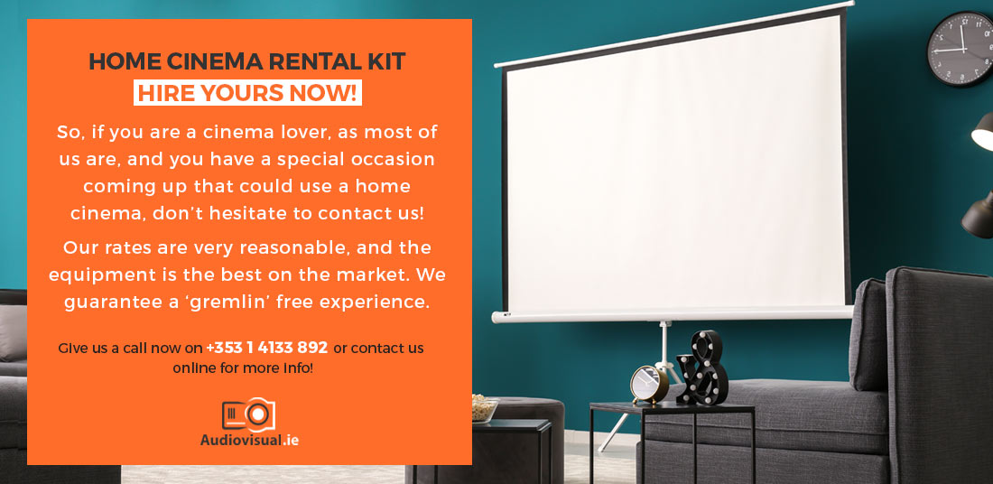 Home Cinema Rental Kit Ireland - Audio Visual Dublin