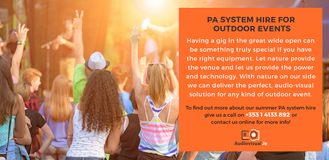 PA System Hire for Outdoor Events