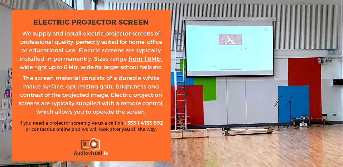 Electric Projector Screen Info