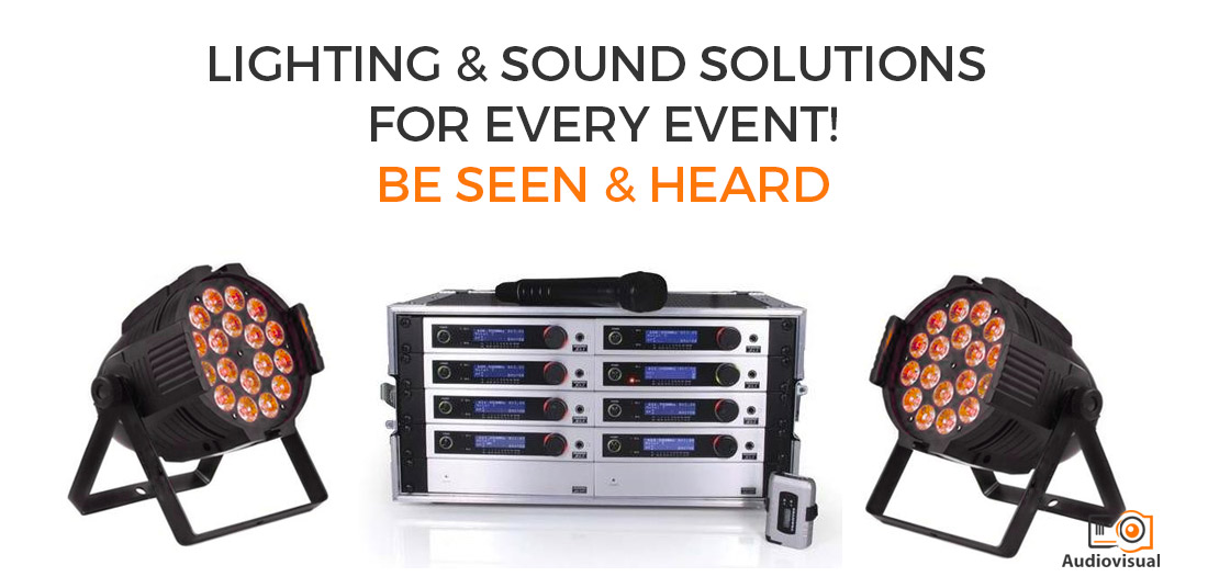 Lighting and Sound Solutions for Every Event - AV Rental for Events