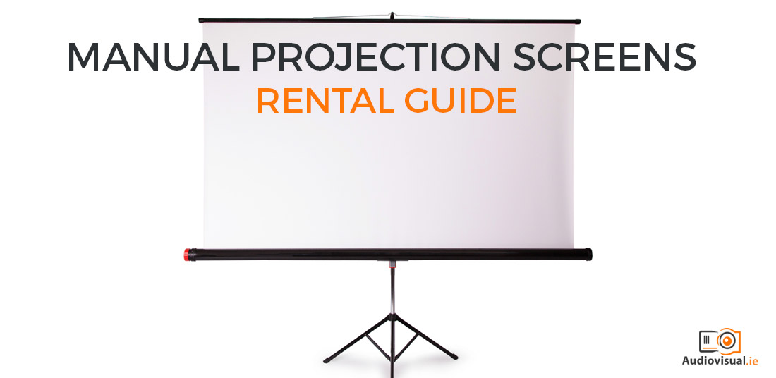 Manual Projector Screens - Rental Guide