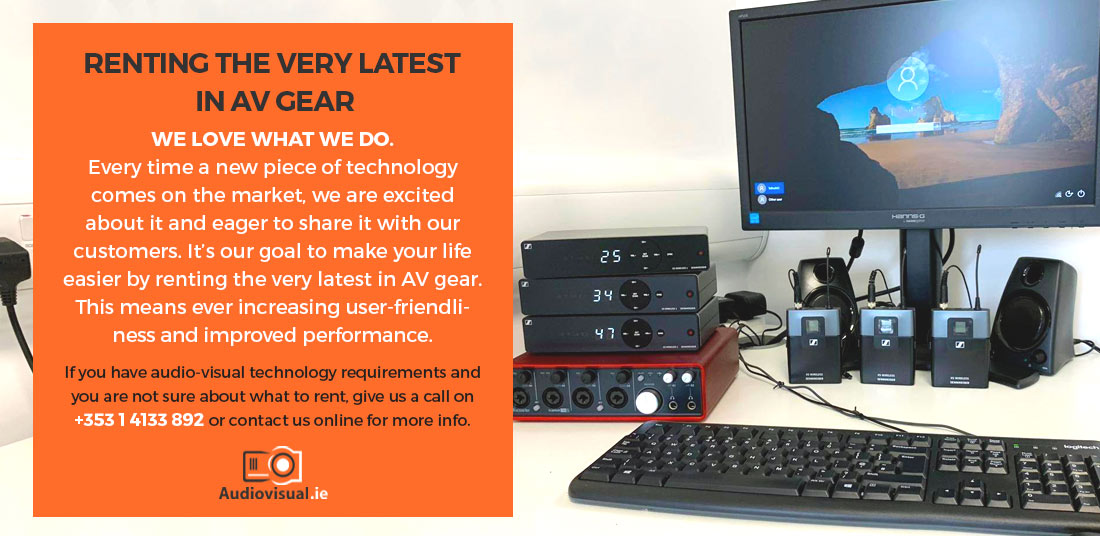 The Latest in AV Gear - AV Rental Dublin