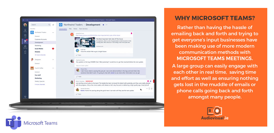 Why Use Microsoft Teams - Audiovisual Ireland