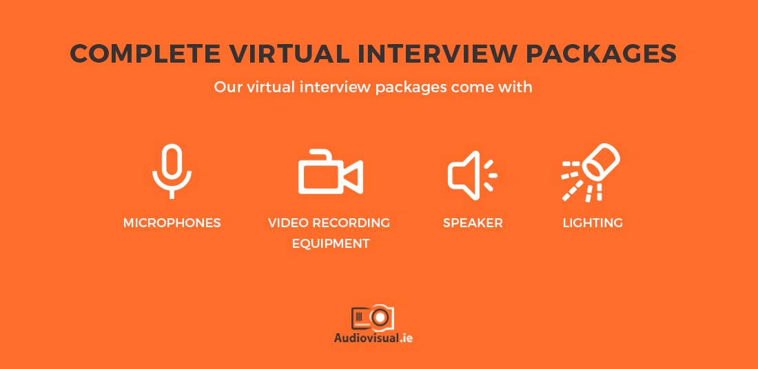 Complete Virtual Interview Packages Rental - Audiovisual Ireland
