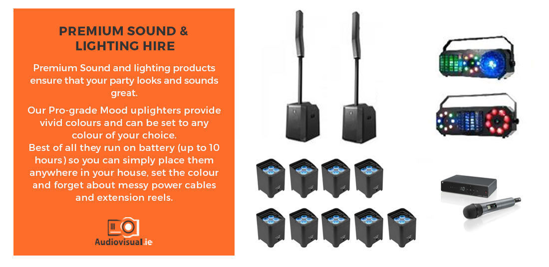 Premium Sound Lighting Hire Ireland - Audiovisual