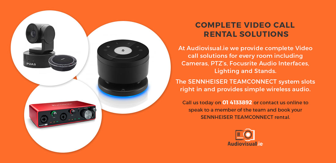 Complete Video Conferencing Rental Solutions Ireland - Sennheiser - Audiovisual
