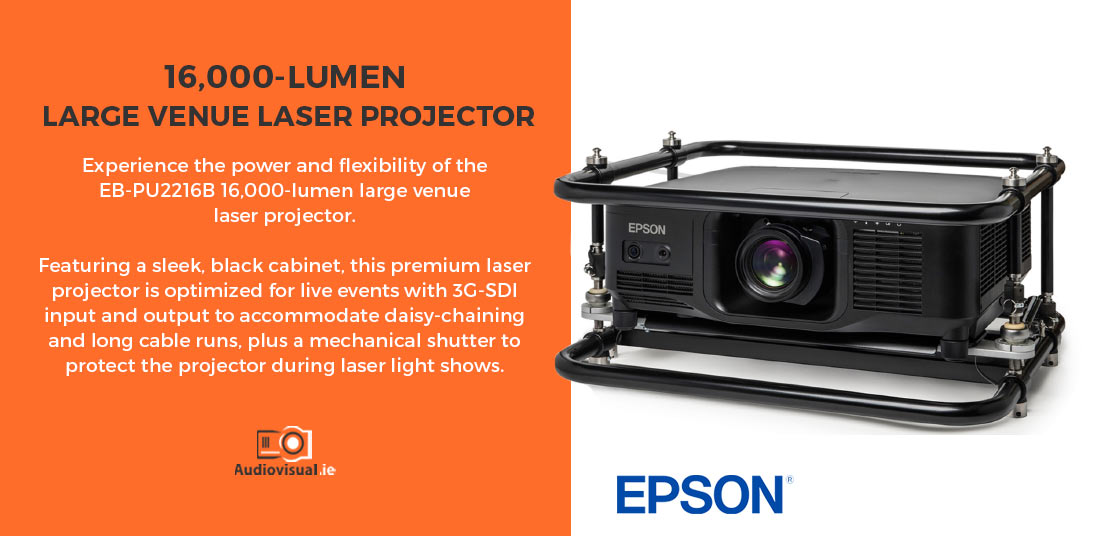 16000 lumen - Large Venue Laser Projector - Audiovisual