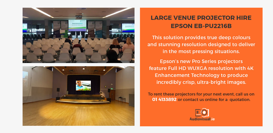 Large Venue Projector Hire Ireland - Audiovisual