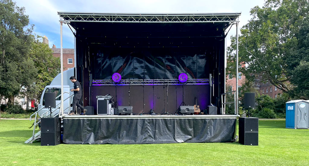 Outdoor Live Music Rental Audiovisual Dublin