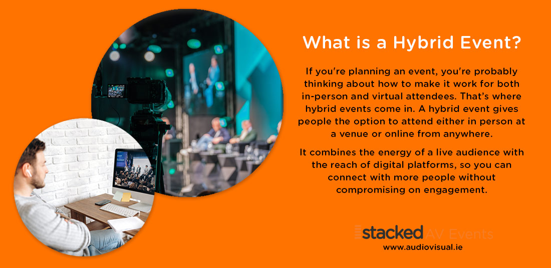 What is an Hybrid Event - Rental Audiovisual Ireland