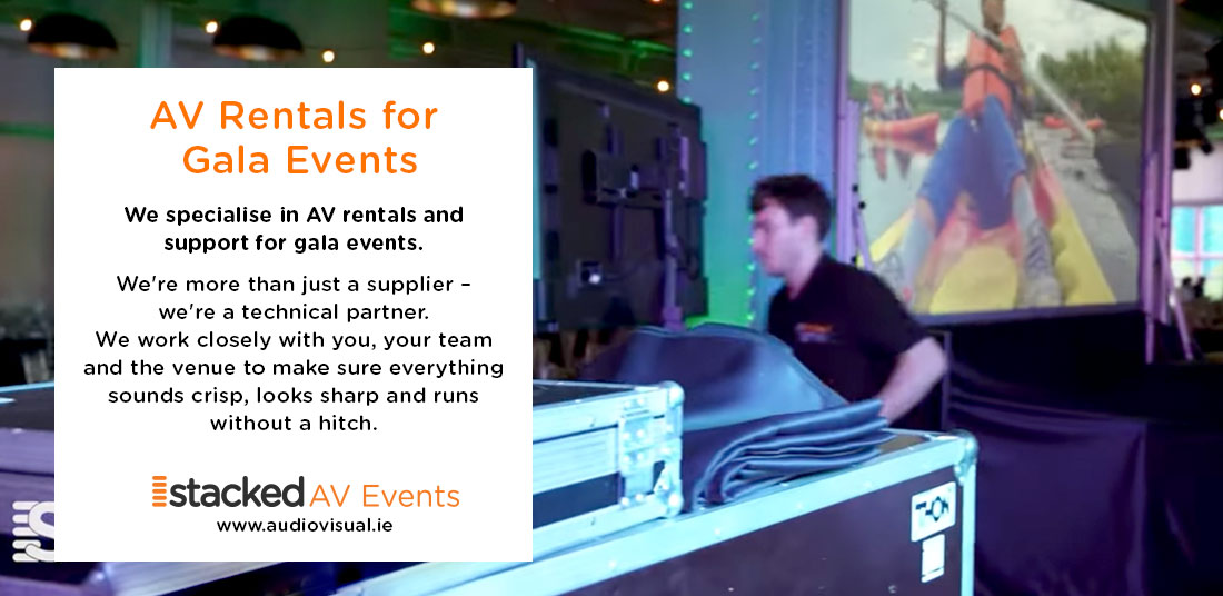 AV Rental for Gala Events Cork - Audiovisual