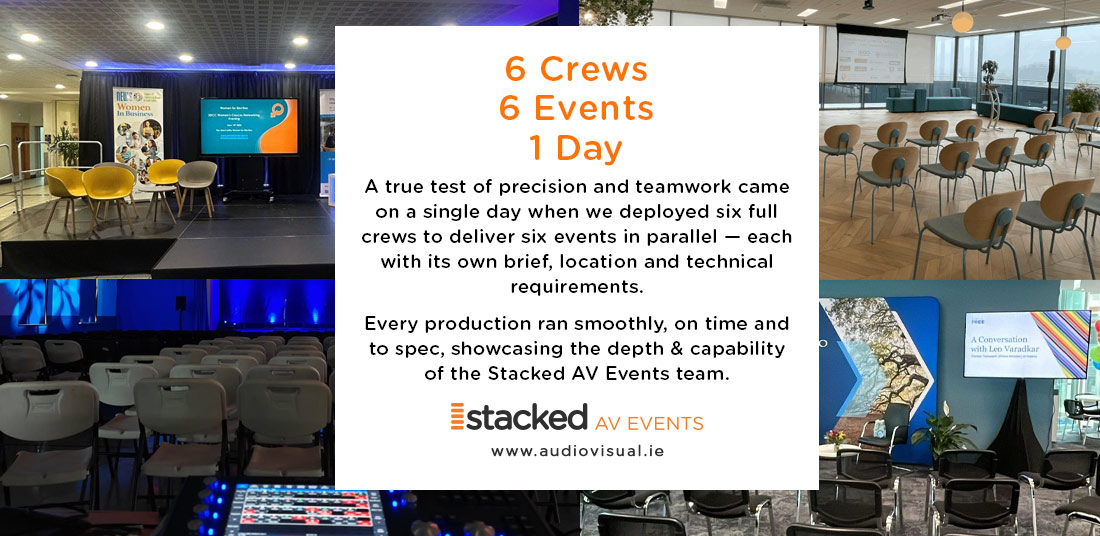 Audiovisual Rental Events Dublin 2025