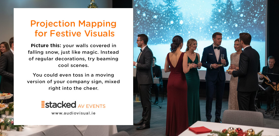 Projection Mapping for Festive Visuals Ireland - StackedAV