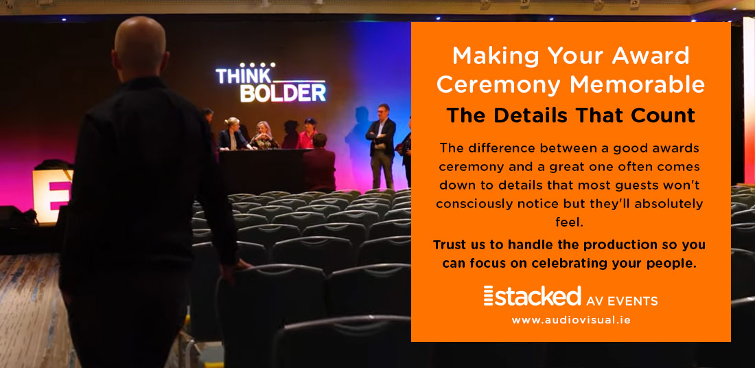 Making Your Award Ceremony Memorable - StackedAV Events