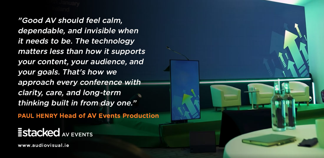 The Stacked Approach to Conference AV in 2026