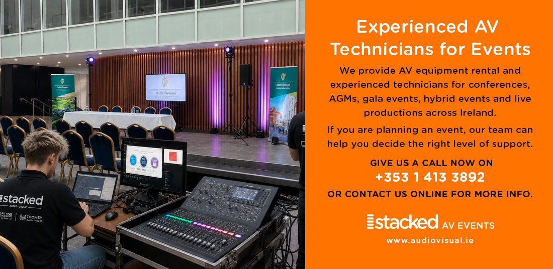 Experienced AV Technicians for Events - StackedAV Events
