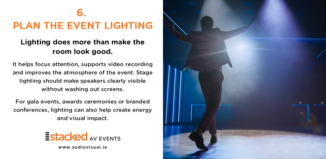 Plan Event Lighting - Audiovisual Services Ireland