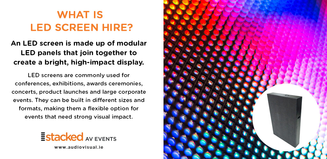 What is LED Screen Hire Events Ireland