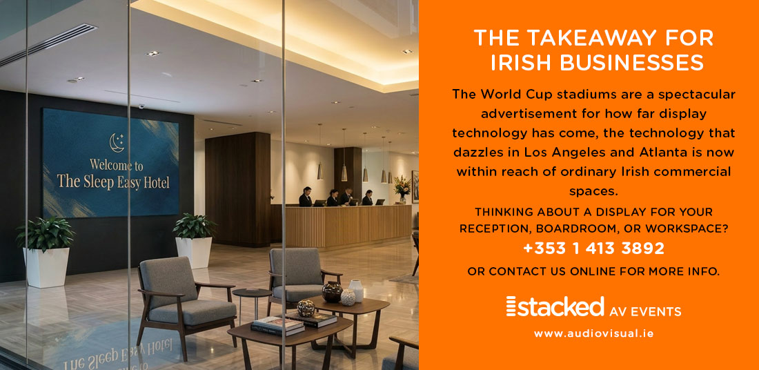The Takeaway for Irish Businesses - LED Screen StackedAV Events