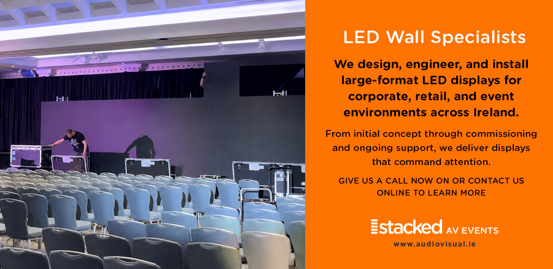 LED Wall Specialists Dublin - StackedAV